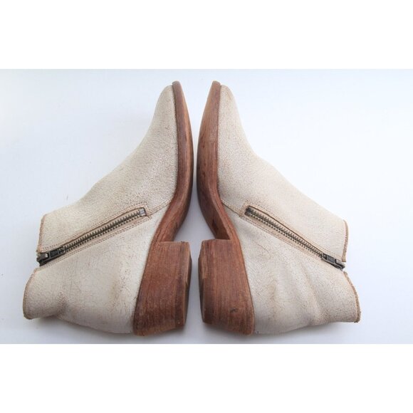 FRYE Carson Piping Bootie zip Up ankle boots leather womens shoes sz 6 B - Picture 6 of 15